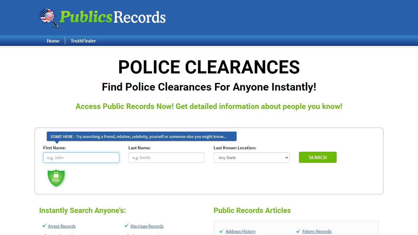 Find Police Clearances For Anyone Instantly!